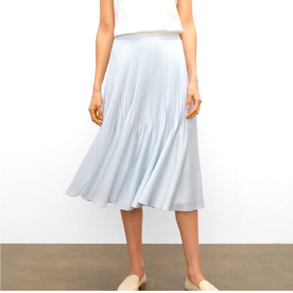 Club Monaco Yowshee midi pleated skirt